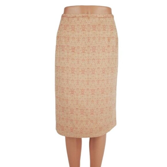 NORTON MCNAUGHTON Vintage Jacquard 2-Piece Suit Blazer & Pencil Skirt Size 6 - Picture 6 of 11